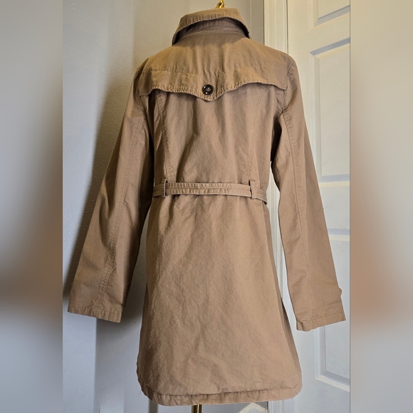 Love Tree Tan Belted Trench Coat - Picture 4 of 5